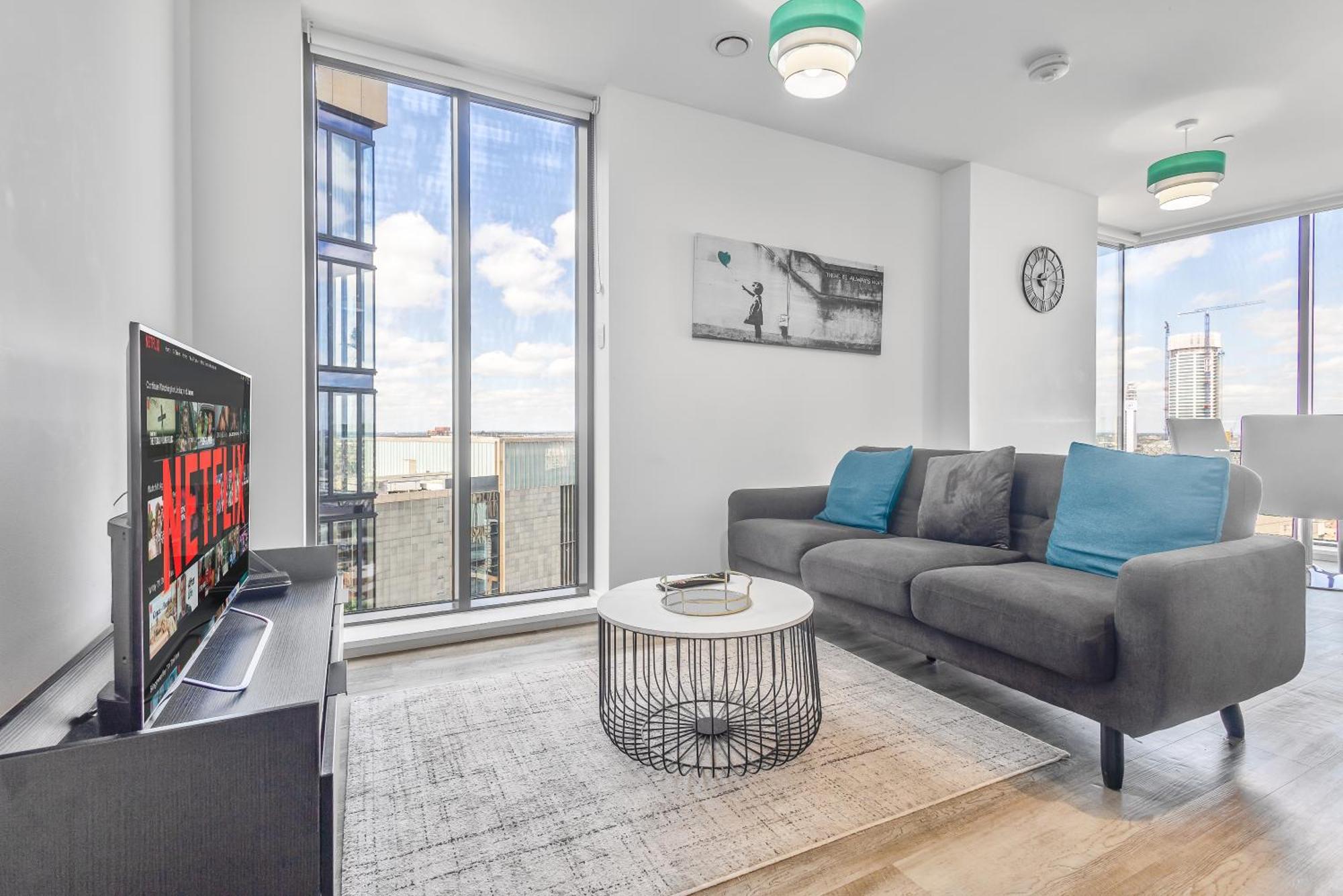 Luxury 2 Bedroom Apartment, On Broad Street! Birmingham Exterior foto